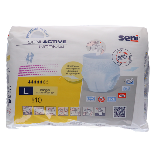 Afbeelding Seni Active Normal Incontinentiebroekjes - Large - 10 stuks