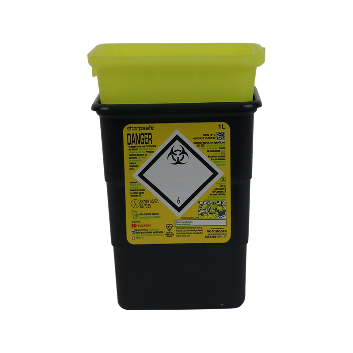 Sharpsafe naaldcontainer 1L, 1st
