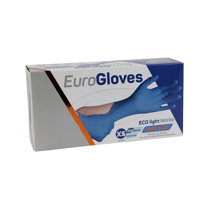 Eurogloves 环保轻蓝色丁腈手套（200只）