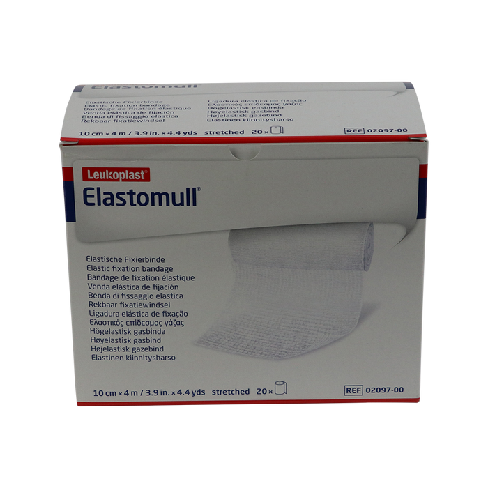 Elastomull elastisch fixatiewindsel gaas 4mx10cm  20 stuks
