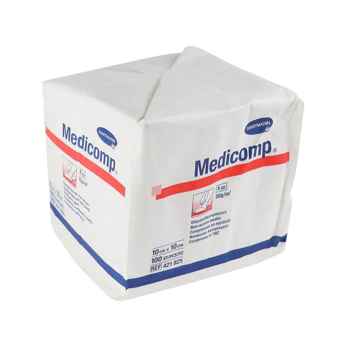Medicomp 无纺布敷布 10 x 10 厘米（100 件）