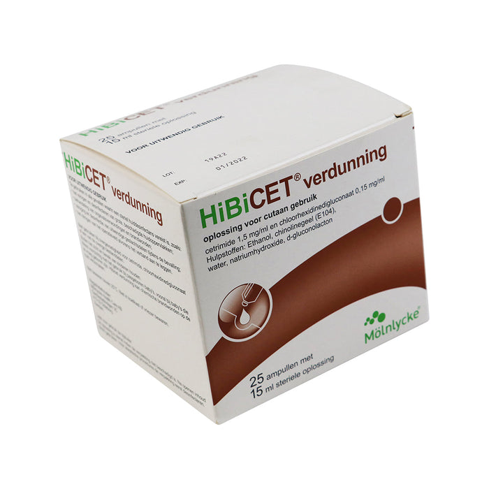 Hibicet 稀释液 15ml，25 件 (300248)