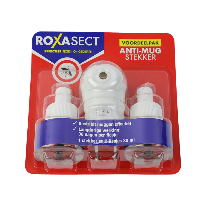 Roxasect anti-mug stekker +2 navullingen 1030705 1 stuk