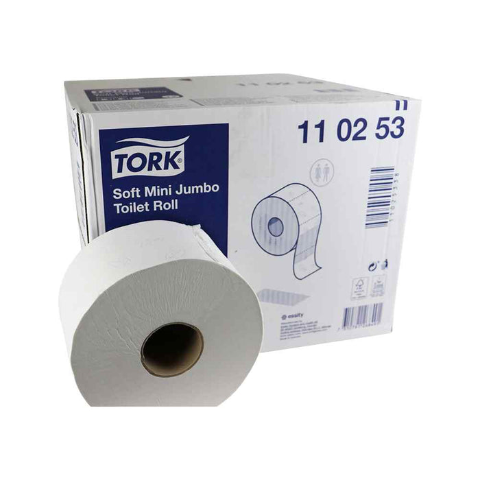 Tork 优质 迷你大卷卫生纸，12卷 (110253)