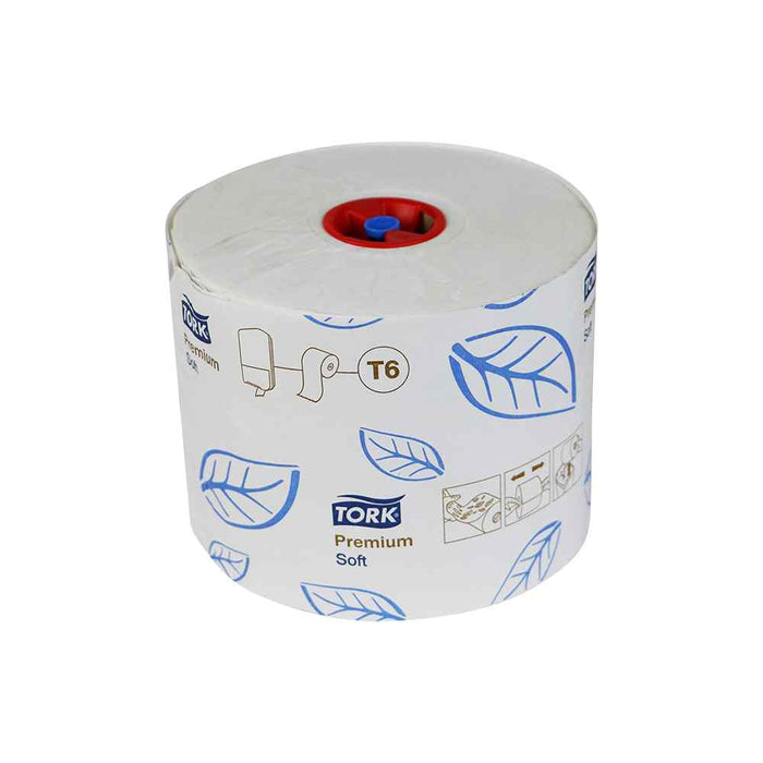 Tork Premium Toiletpapier Rol T6 Wit Mid-Size, 27st (127520)