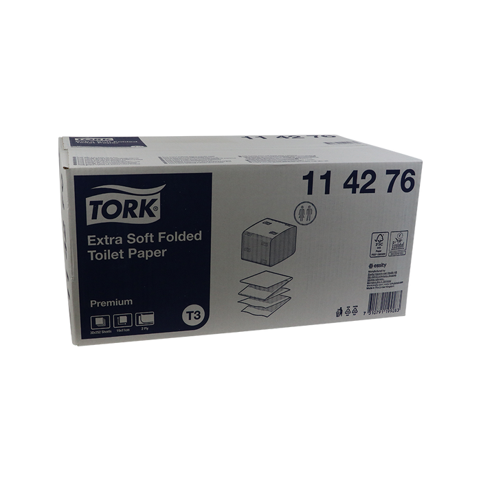 Tork Premium Extra Zacht Gevouwen Toiletpapier, 30x252st (114276)