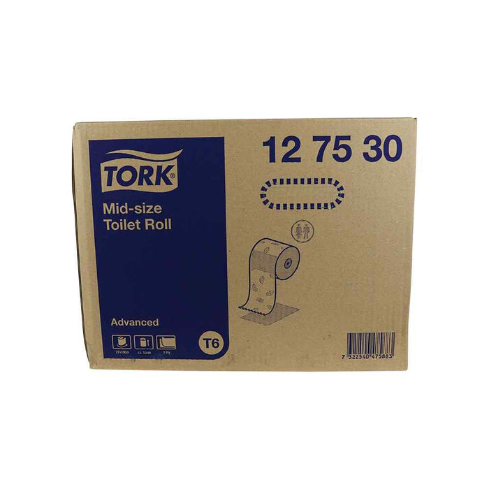 Tork 中型卫生纸 2 层白色，27 片 (127530)