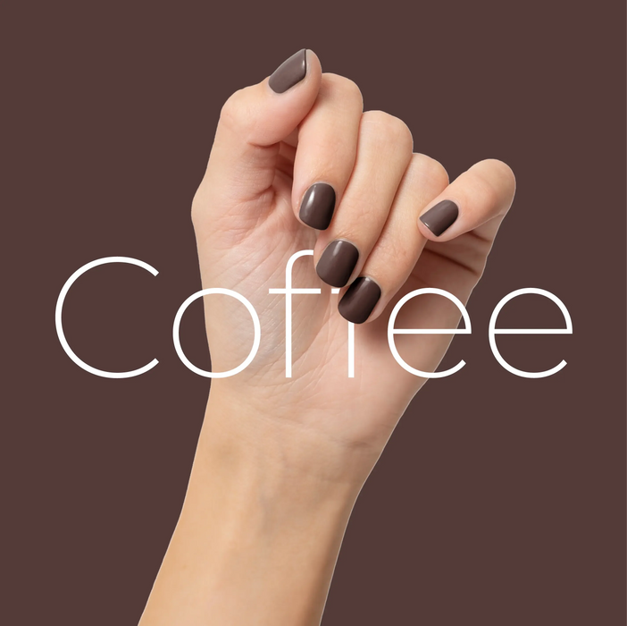  智能光疗指甲油 "咖啡色"